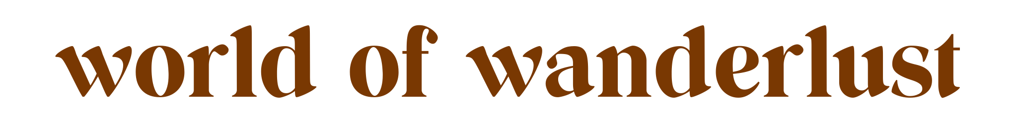 World of Wanderlust Logo