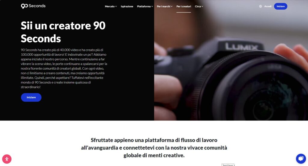90seconds Homepage