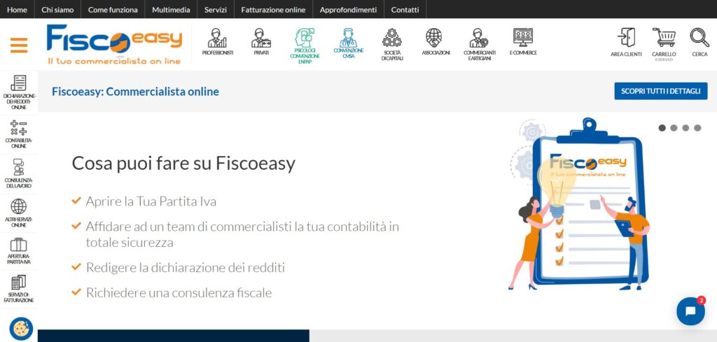 FiscoEasy Homepage