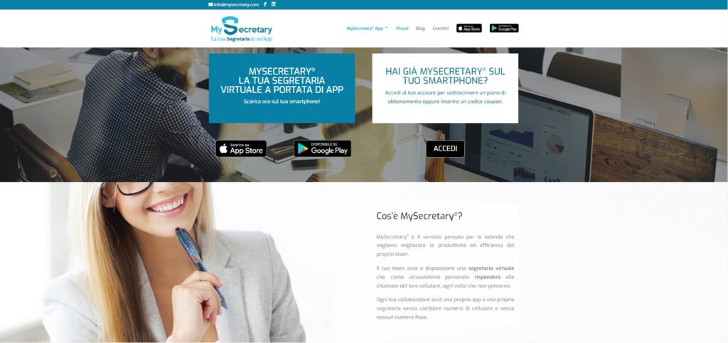 MySecretary Homepage