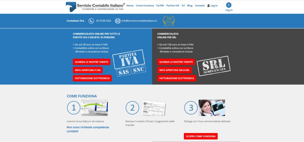 Servizio Contabile Italiano Homepage